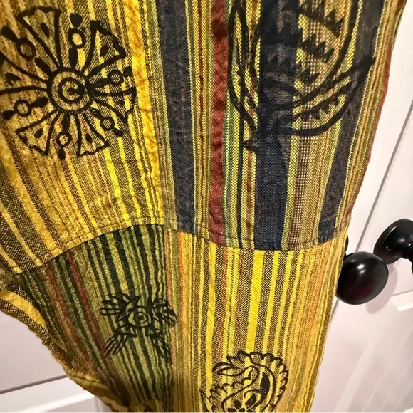 NEW CottonPatchwork Boho Harem Jogger Pants - Picture 6 of 13